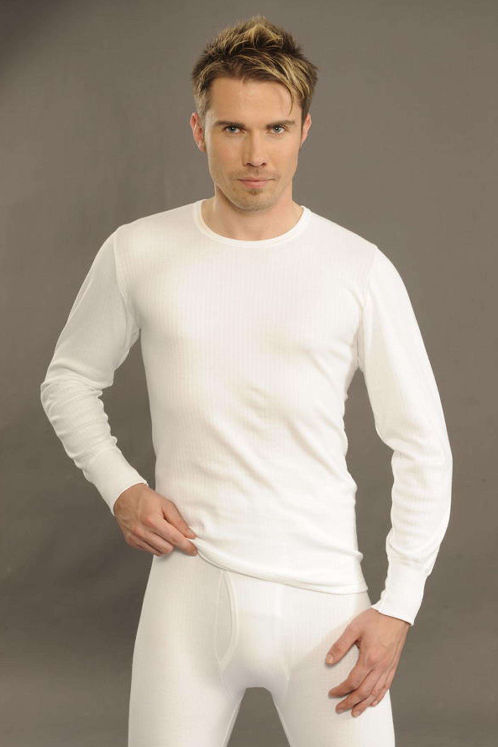 Herren Feinripp THIEME Langarmshirt | Fashion Baumwolle für Shop aus